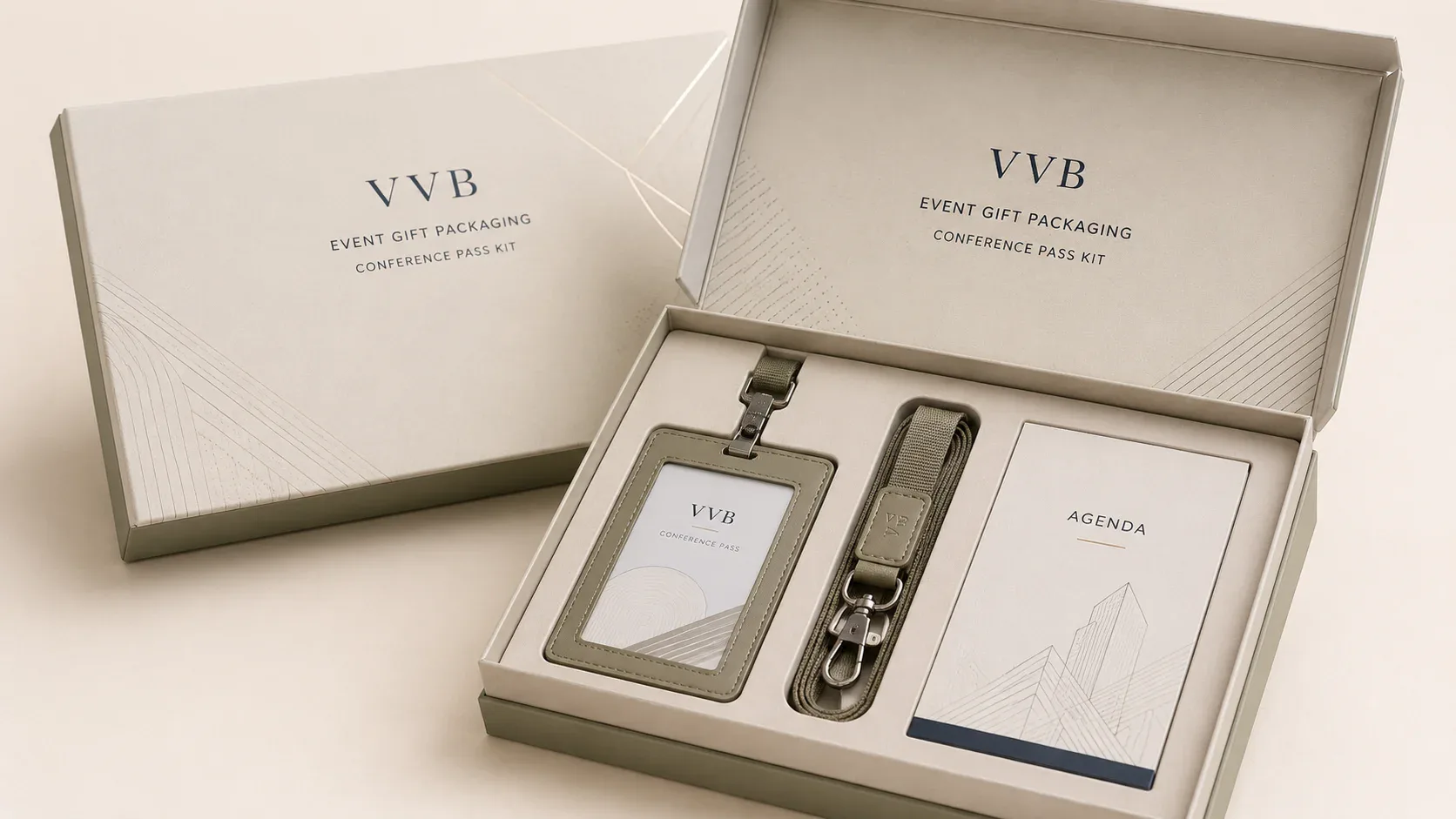 Event and conference gift packaging for trade shows